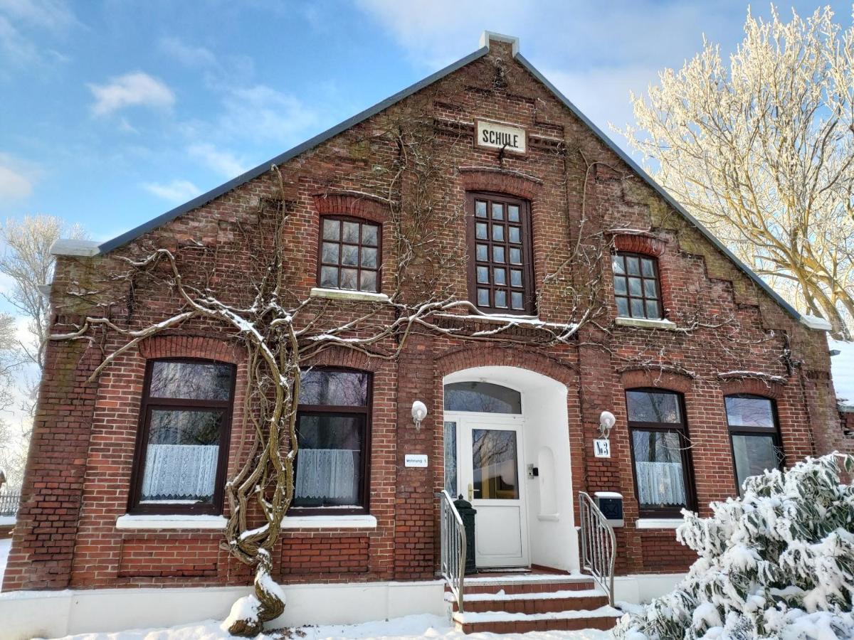 Ferienwohnung Alte Schule Waddens Butjadingen Exterior foto